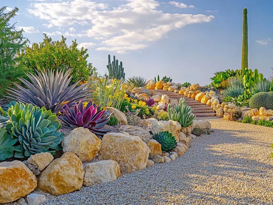 Designing a Xeriscape with Succulents