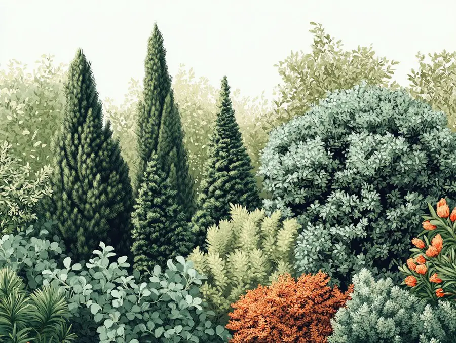 Evergreen Plants for Year-Round Interest