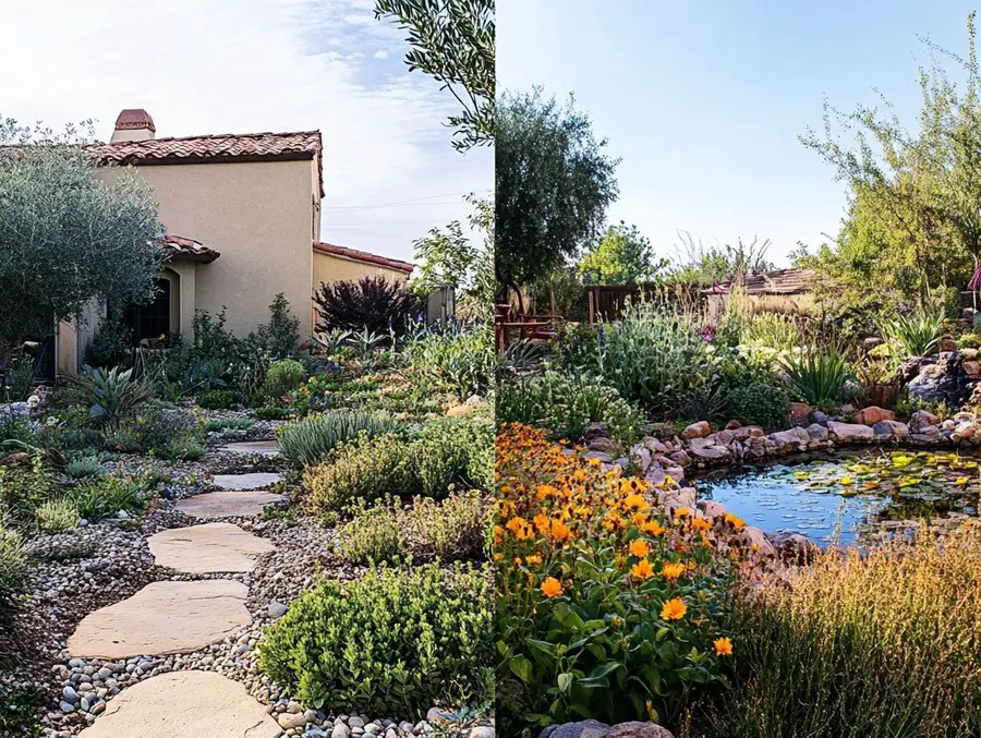 What is the difference between Xeriscaping and Permaculture?